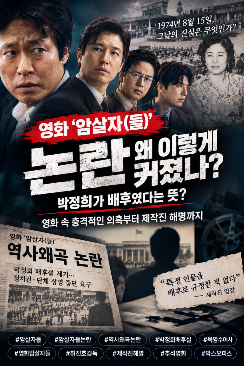 영화 암살자(들) 논란, 박정희가 배후였다는 뜻? 영화 속 충격적인 의혹과 제작진 해명