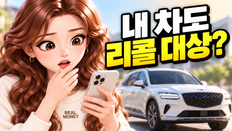 자동차 리콜 문자 못 받았어도 확인하세요…차량번호만 넣으면 1분