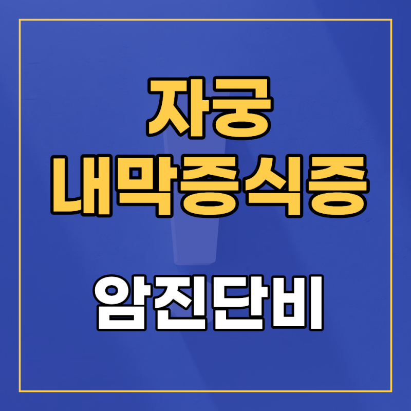 N851 자궁내막증식증(Endometrial hyperplasia) 제자리암 진단비 지급 사례