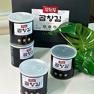 광천김 곱창김 캔김 추석 설 선물세트로 딱 이던데요 이유는