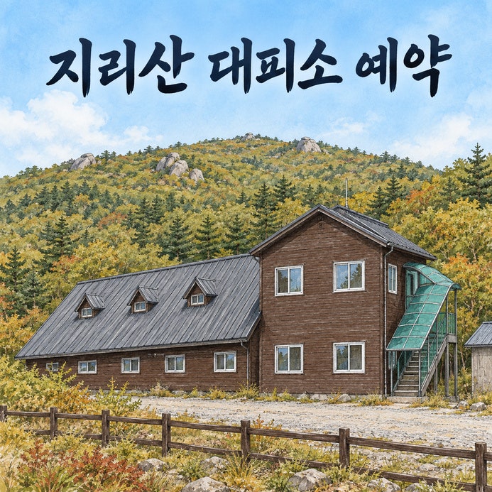 지리산 대피소 예약, 추첨 신청부터 결제 마감·취소 위약금까지