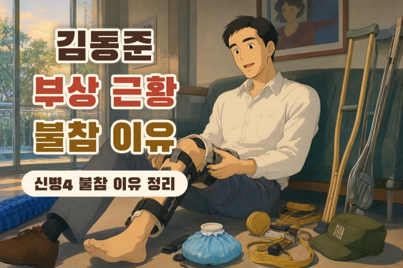 김동준 신병4 십자인대 부상 근황, 최종회 불참 이유와 신병5 전망 정리