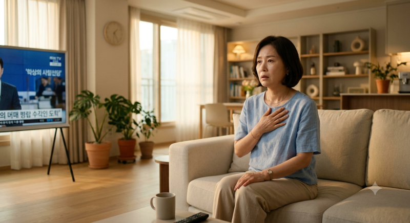 밤에 갑자기 심장이 쿵쾅... 갱년기 두근거림, 병원 가야 하는 신호 3가지