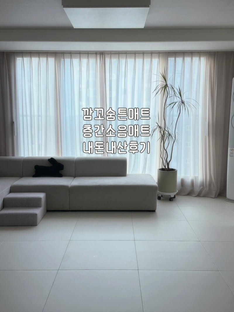 포니맞이하기 • 층간소음매트 셀프시공 내돈내산 비용 총 정리 꿀팁공유
