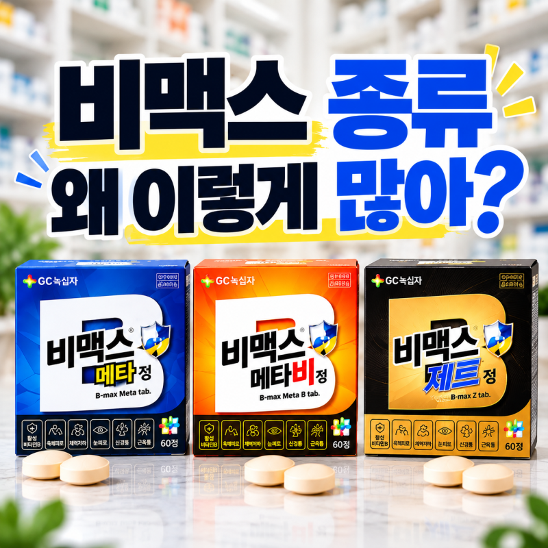 비맥스 종류 왜 이렇게 많아? 제트·메타·메타비 차이 비교