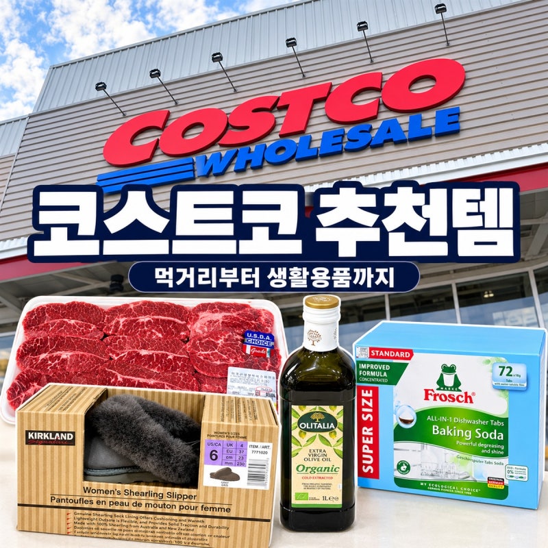 코스트코 추천템 12가지 | 내돈내산 장보기 리스트 가격 총정리