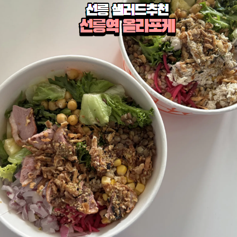 선릉역 맛집 점심 샐러드 올라포케 선릉점