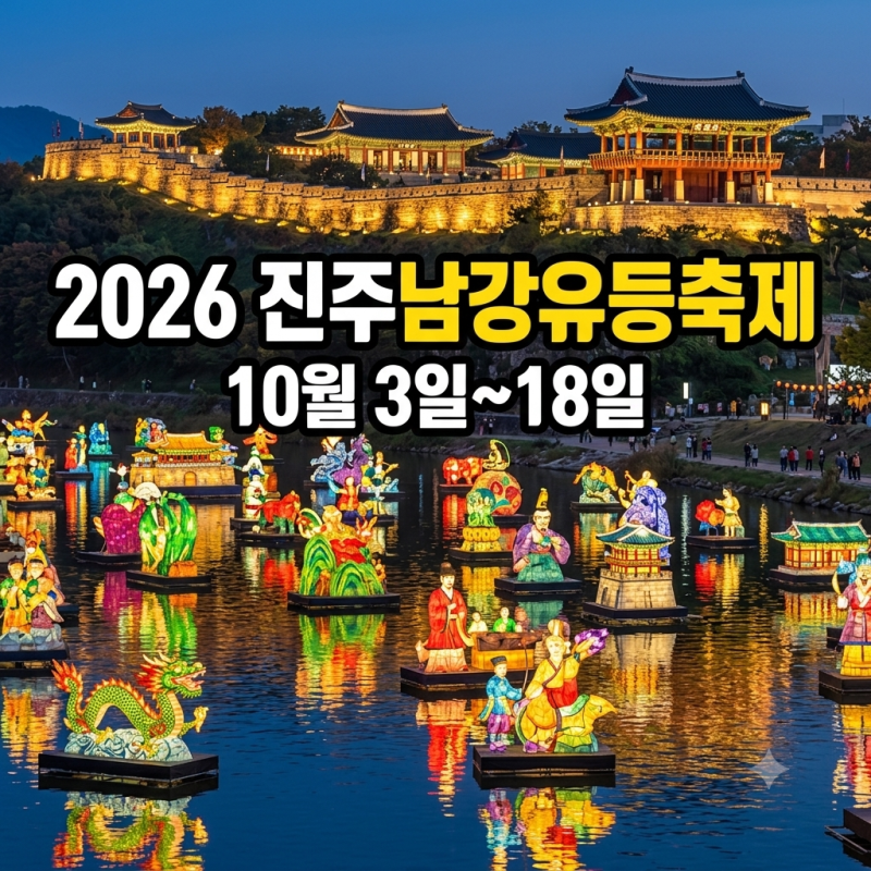 2026 진주남강유등축제 일정, 점등시간과 주차·셔틀버스 총정리