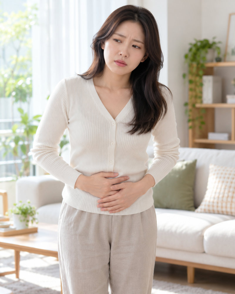 난소암 초기증상 2주 넘게 계속되는 복부팽만 그냥 넘기면 안 되는 이유