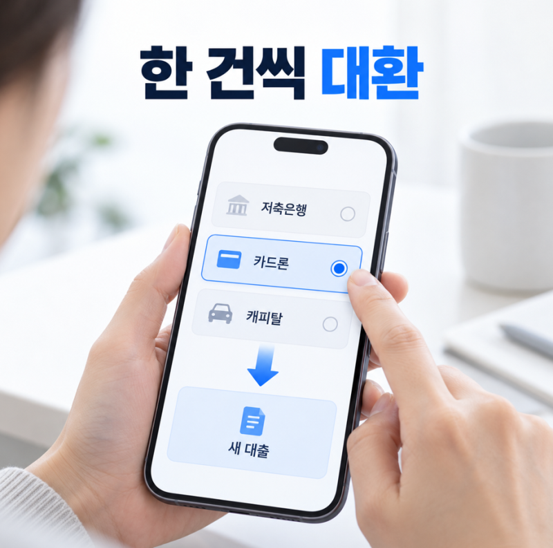 채무통합대환대출 조건 여러 대출 합칠 수 있나