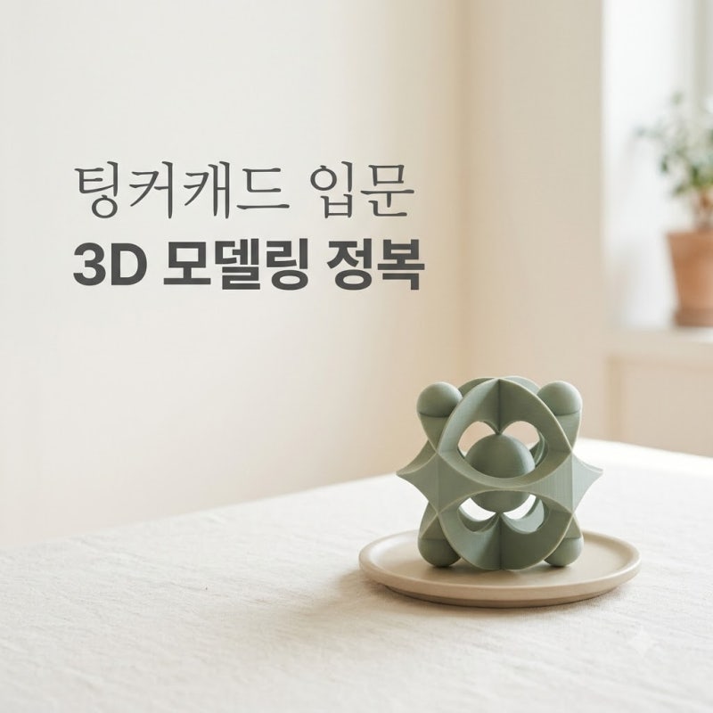 "어렵게만 생각했는데.." 팅커캐드 하나로 3D 모델링 끝낸 초보자의 반전 결과..