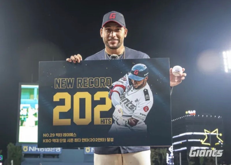 “또 200안타가 보인다”…레이예스가 KBO 최초 기록에 다시 다가서는 이유