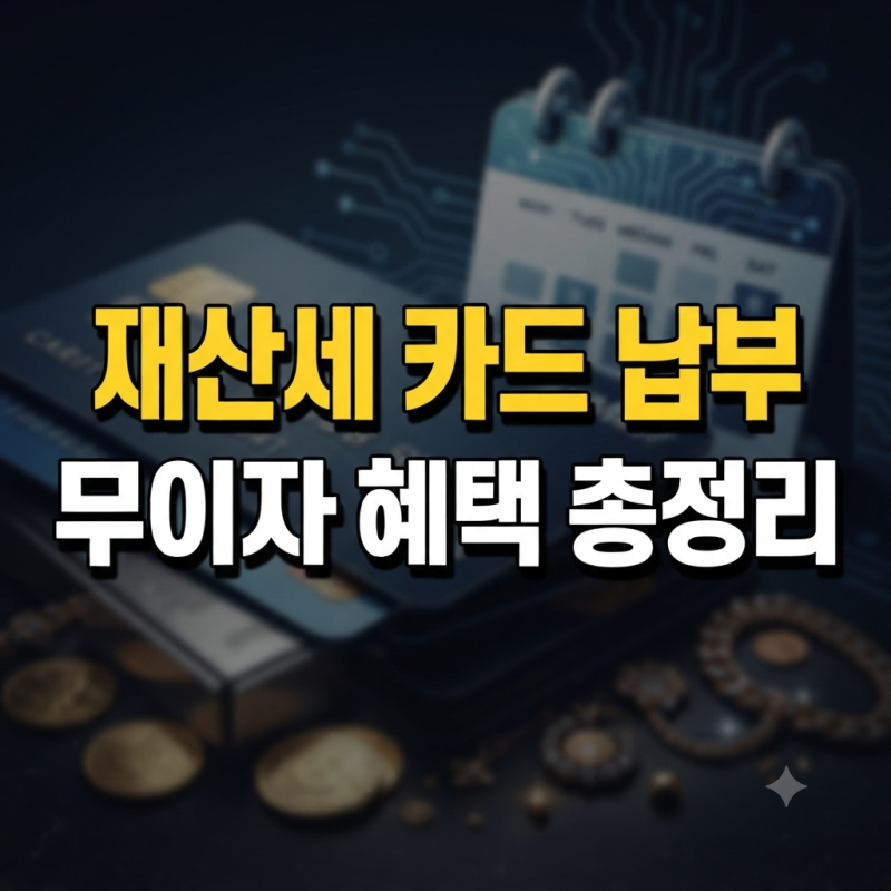 재산세 카드 혜택 비교 총정리 (+ 네이버페이 국민 롯데 삼성 우리 카드)