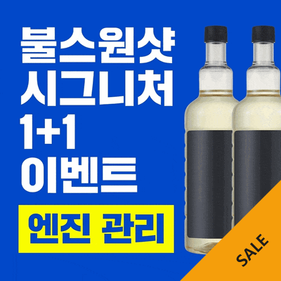 [1+1이벤트] 불스원샷 시그니처 500ml 연료첨가제로 엔진 관리하기
