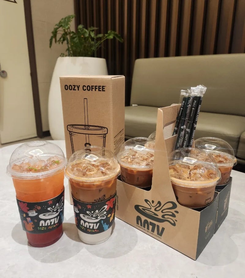 우지커피 오픈이벤트 50%할인ㅣ딥카페라떼ㅣ자몽에이드