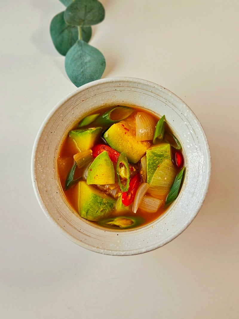 둥근호박 새우젓 찌개 레시피 시원하고 감칠맛 좋은 둥근호박 찌개 요리