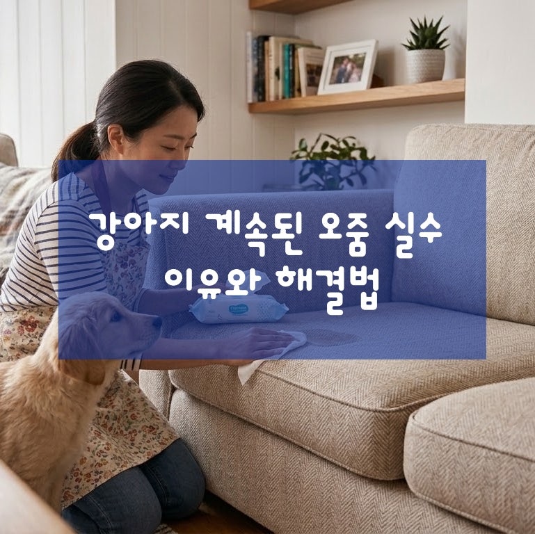 강아지가 소파나 매트리스에 계속 오줌 누는 이유와 해결법 ; 진주매트리스,소파청소 일등업....