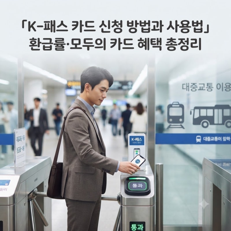 K-패스 카드 신청 방법과 사용법｜환급률·모두의 카드 혜택 총정리