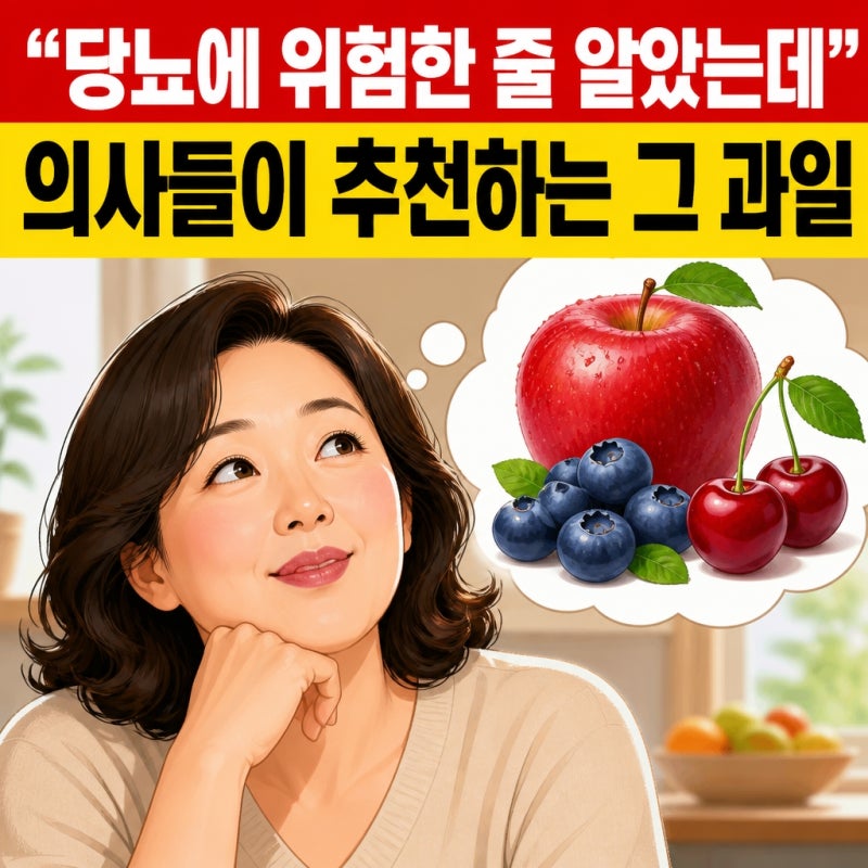 "당뇨에 위험한 줄 알았는데" 의사들이 추천하는 그 과일