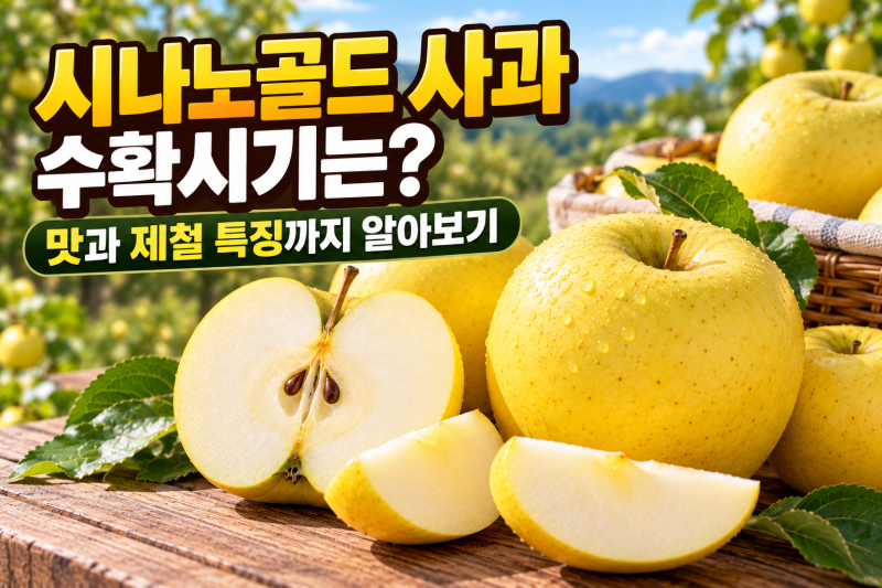 시나노골드 사과 수확시기는? 맛과 제철 특징까지 알아보기