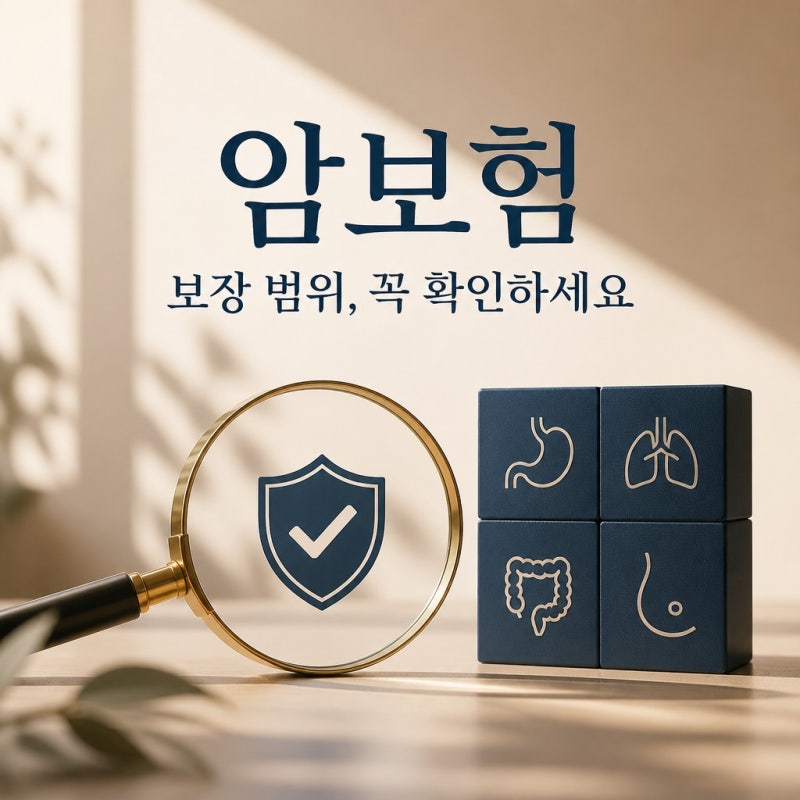 소액암과 일반암 진단금 차이, 가입 전 꼭 확인할 보장 조건