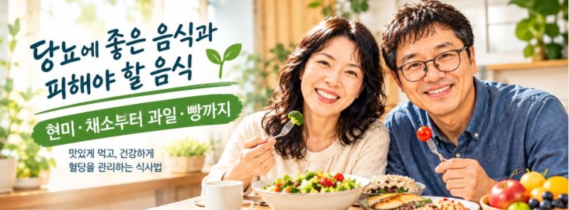 당뇨에 좋은 음식과 피해야 할 음식｜현미·채소부터 과일·빵까지