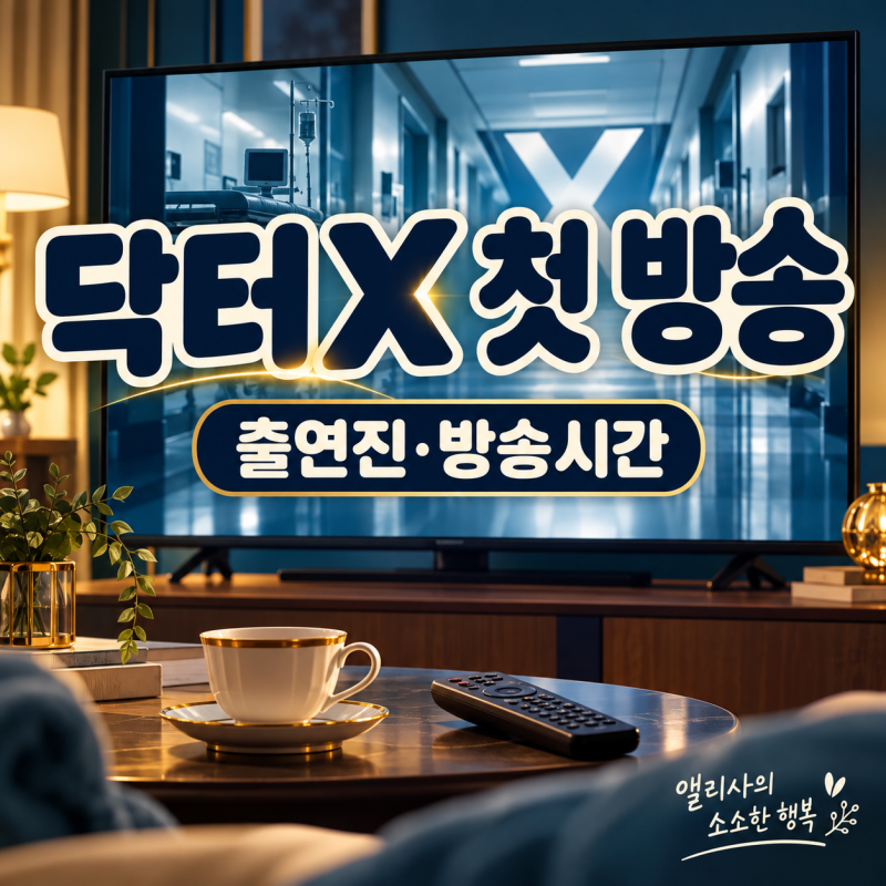 닥터X 첫 방송 10월 9일, 김지원·이정은 출연진과 SBS 방송시간