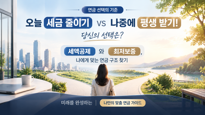 슬기로운 노후 대비법, 최저보증형 변액연금보험 및 세액공제 연금 완벽 분석[관련 세법 요....