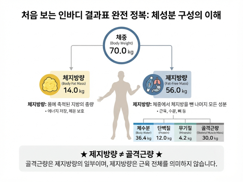 인바디 측정 후 보는 방법｜체중만 보면 놓치는 4가지 변화
