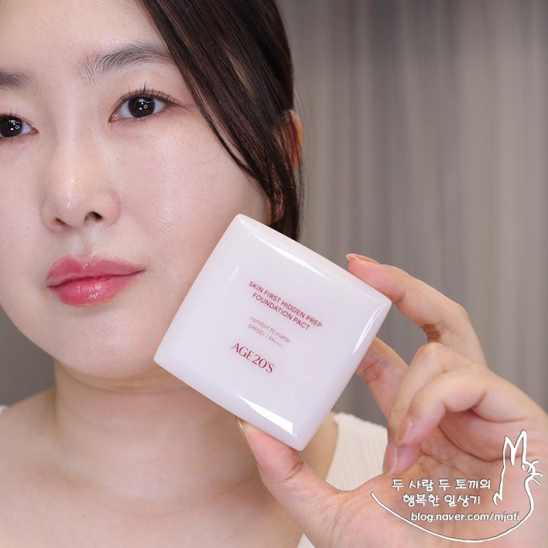 올리브영 추천 세미매트 쿠션팩트 건성피부 사용 후기, AGE20’S 스킨퍼스트 히든 프렙 파운데....