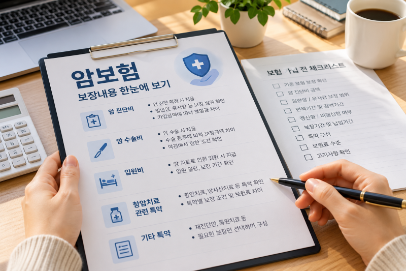 암보험 꼭 필요할까? 가입 전 먼저 확인해야 할 7가지