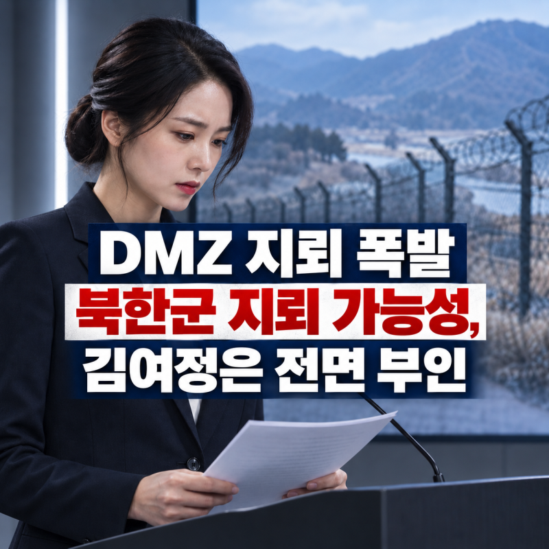 김여정 DMZ 지뢰 전면 부인, 군 조사와 다른 점은?