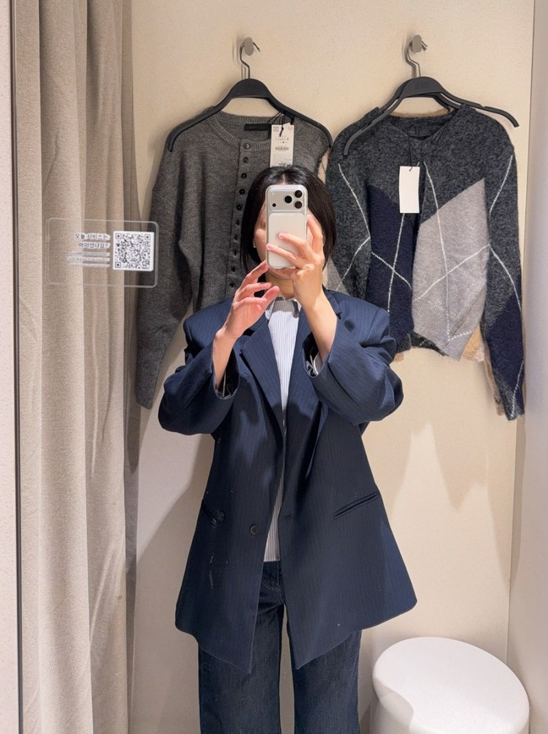 자켓 맛집 자라(ZARA)｜스트라이프 오버사이즈 블레이저, ZW 셔츠 착용후기