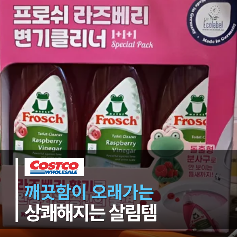 코스트코 베스트 변기 청소템 3종…뿌리고 걸고 버리고, 평소 관리부터 묵은 때까지