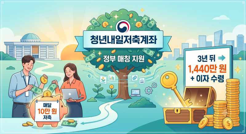 2026 청년내일저축계좌 최종 선정되셨나요? 하나은행 개설 방법과 1440만원 수령 꿀팁