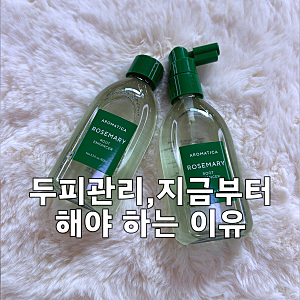 두피 관리도 미리미리! 아로마티카 로즈마리 루트 인핸서 두피토닉 내돈내산 후기