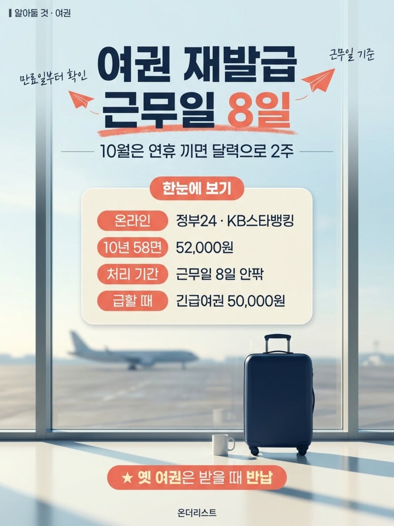 여권 재발급 준비물 3가지, 신청 땐 옛 여권 없어도 돼요｜온라인·수수료·사진 규격