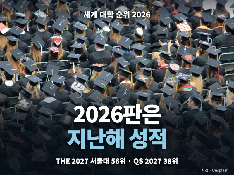 세계 대학 순위 2026 다음 판 THE·QS 2027 — 서울대·카이스트·연세대 순위 변화