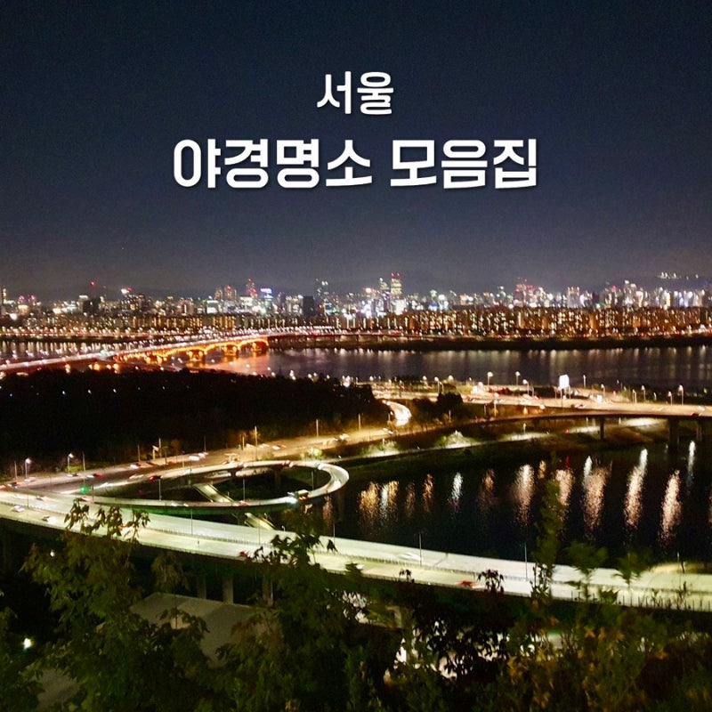 서울 야경 명소 드라이브 가볼만한 데이트 코스 추천 응봉산 서울숲 북악팔각정