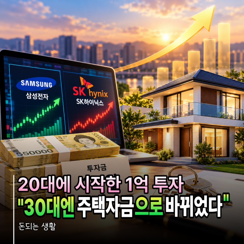 "10년 전 삼성전자·SK하이닉스에 1억 투자" 34세 가수 소유 주식 장기투자 수익으로 집 마련한 ....