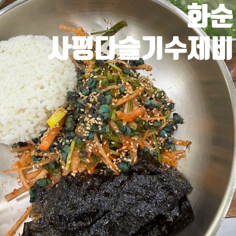 화순 맛집 추천 | 화순 부모님 맛집 사평다슬기수제비