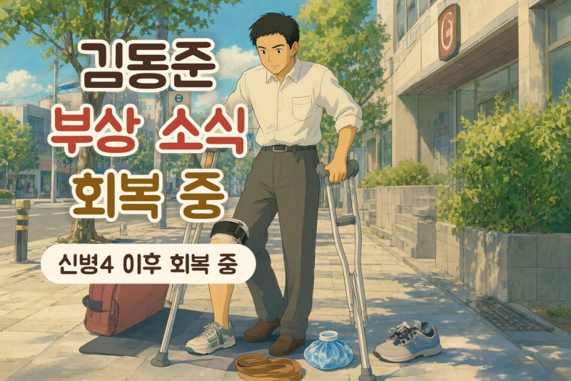 김동준 십자인대 부상 회복 중, 신병4 종영 후 전해진 소식과 향후 활동 전망