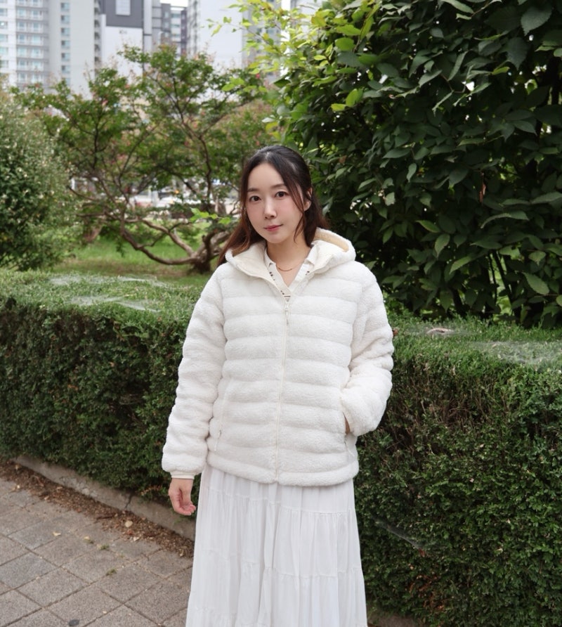케이투 K2 알파카 파카, 부드럽고 따뜻한 여성 구스다운 패딩 플리스 자켓