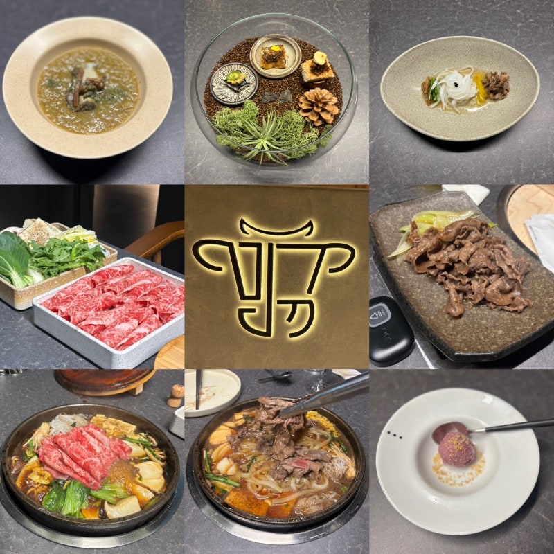 [맛집 - 을지로/종로] 민규 한우 스키야키 런치코스 점심회식추천 직장인 점심