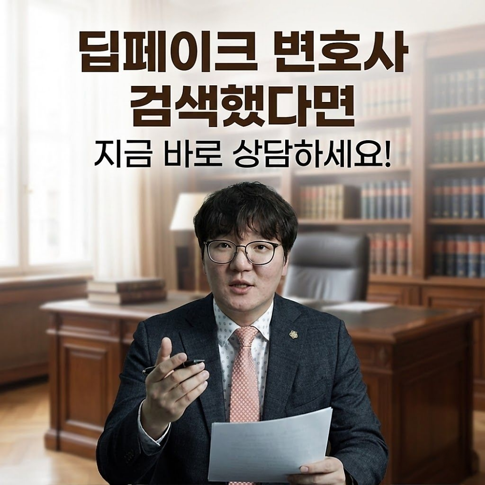 딥페이크변호사 미성년자 성착취물제작 유포혐의는