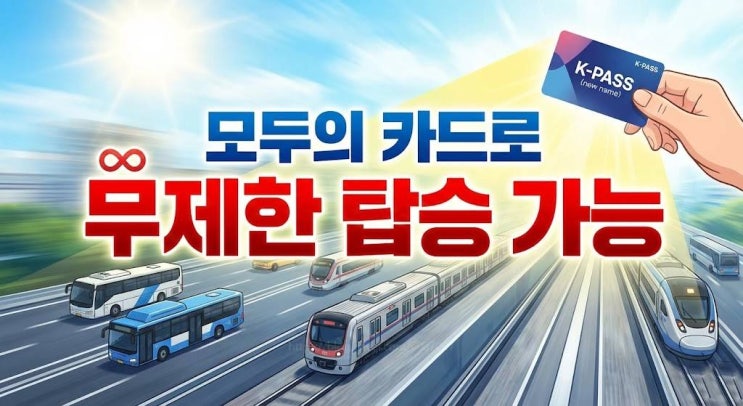  오늘부터 K패스 모두의 카드 시작! 카드 바꿔야 하나요? 질문 종결 총정리