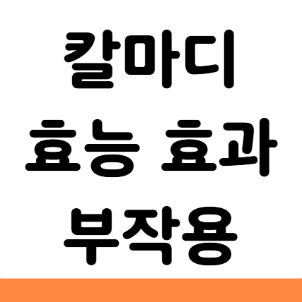 칼마디 칼슘 마그네슘 비타민D 효능 효과 섭취 부작용