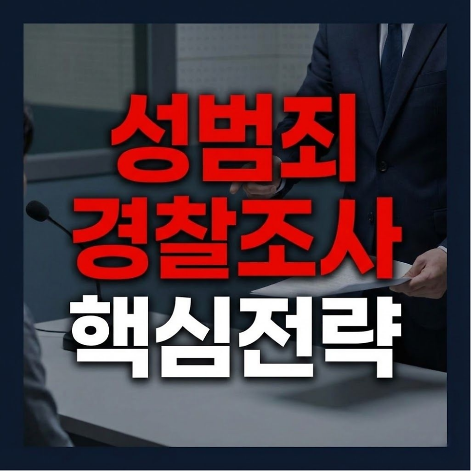 성범죄 성폭행 성폭력 경찰조사 핵심전략 알려드립니다 관련 사진