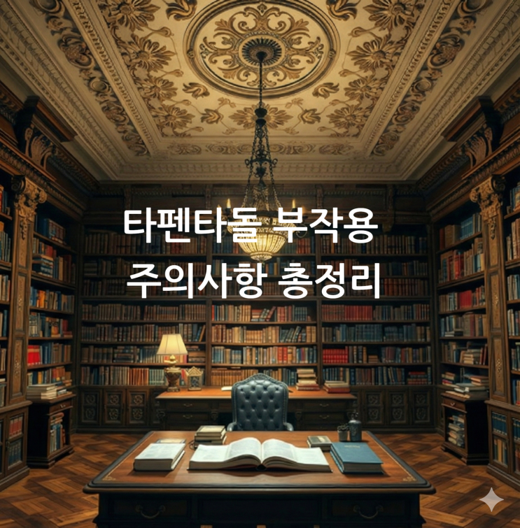  타펜타돌 부작용 주의사항 총정리