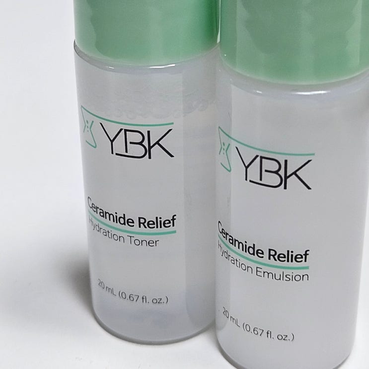 YBK 와이비케이 세라마이드 릴리프 하이드레이션 토너 에멀젼 로션 후기
